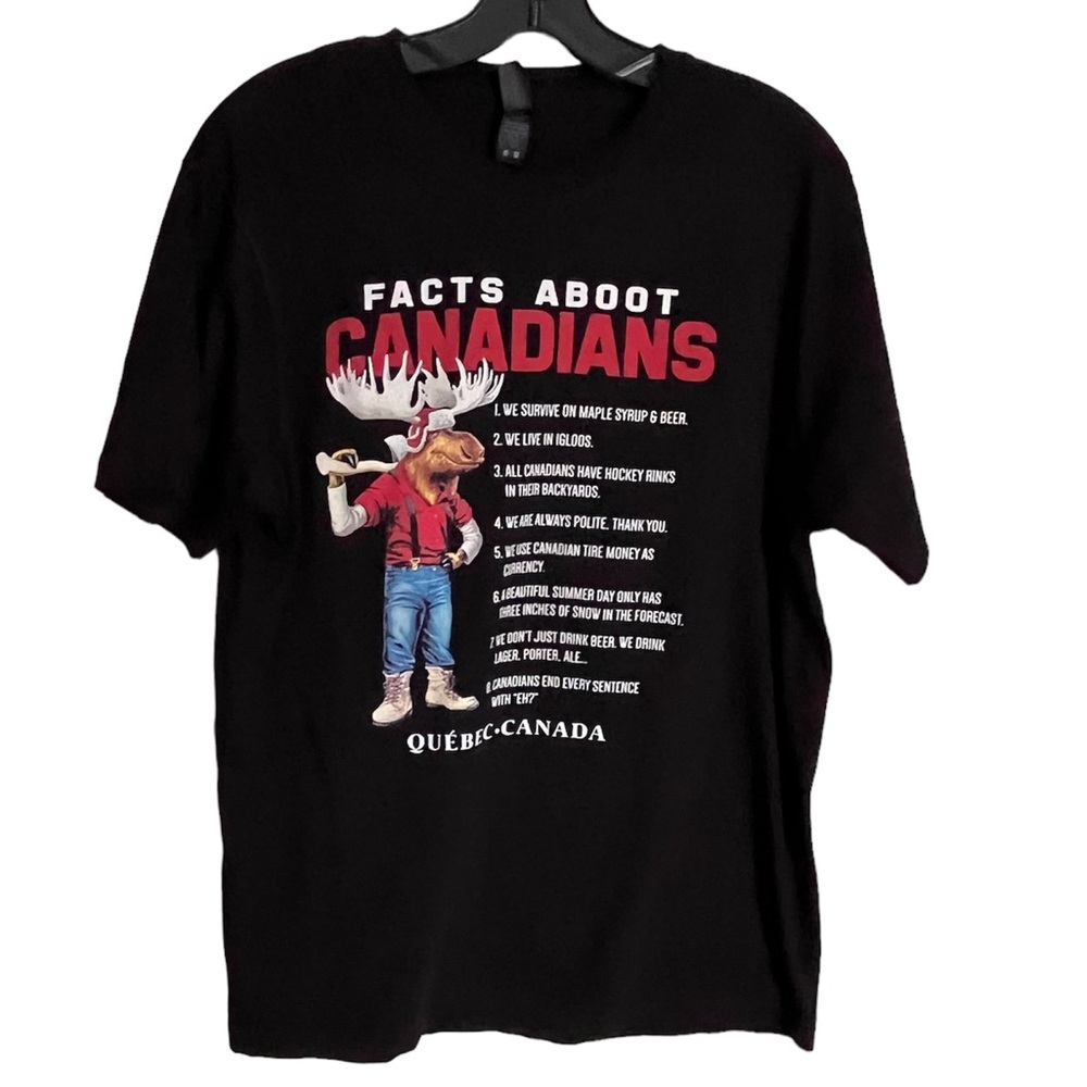 FACTS ABOUT CANADIANS FUNNY T-SHIRT